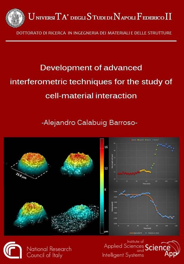Development of Advanced interferometric techniques for the study of cell-material interaction, PhD Thesis by Alejandro Calabuig Barroso