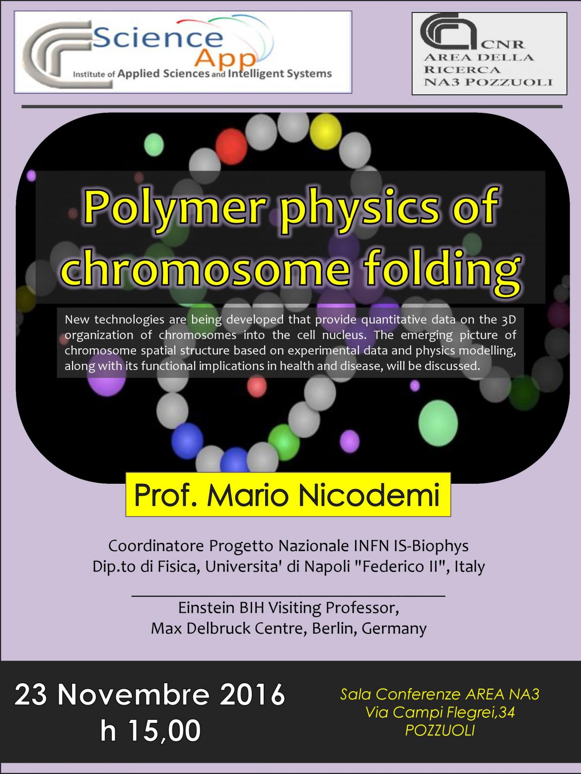 Polymer physics of chromosome folding