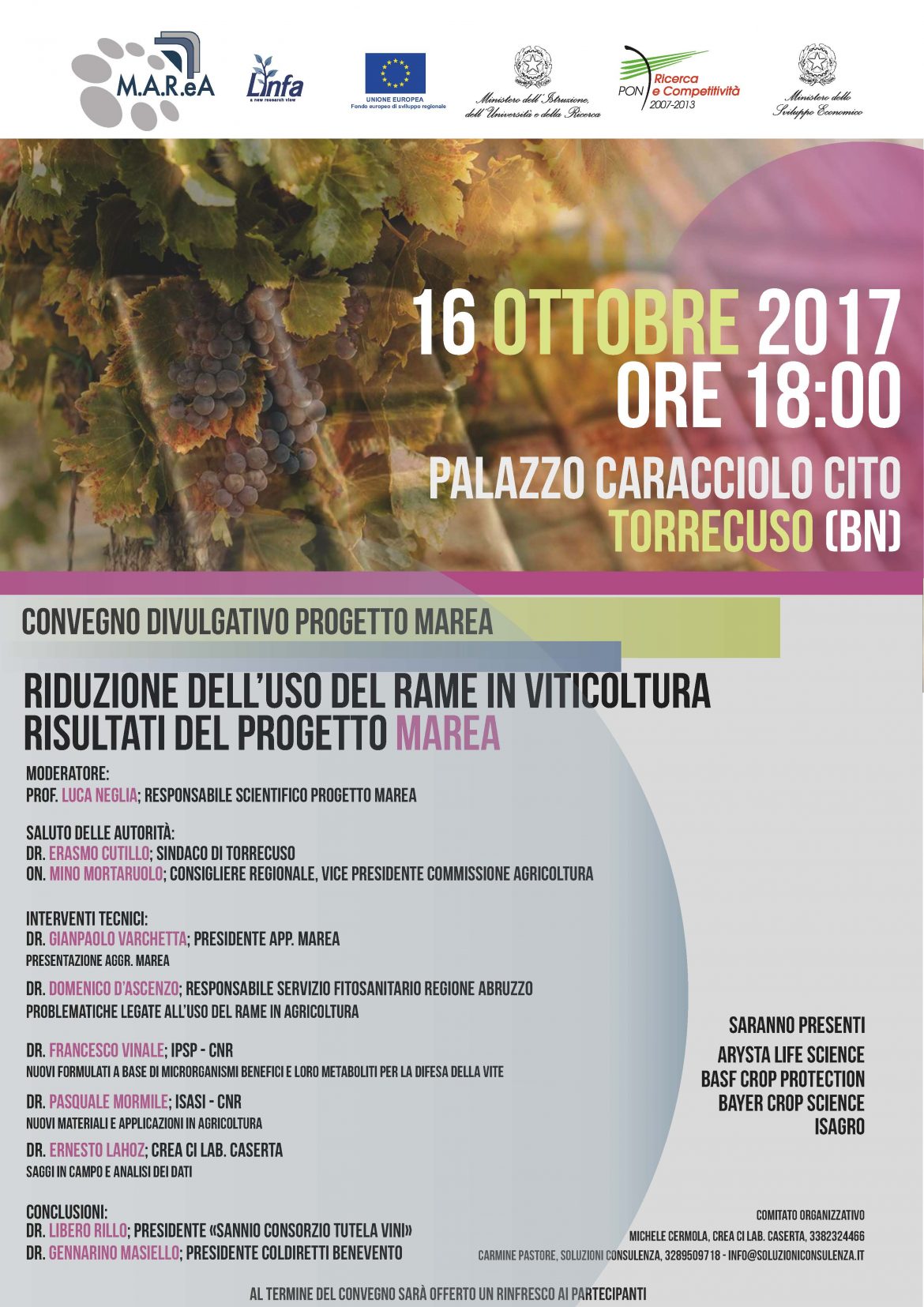 Convegno divulgativo progetto Marea