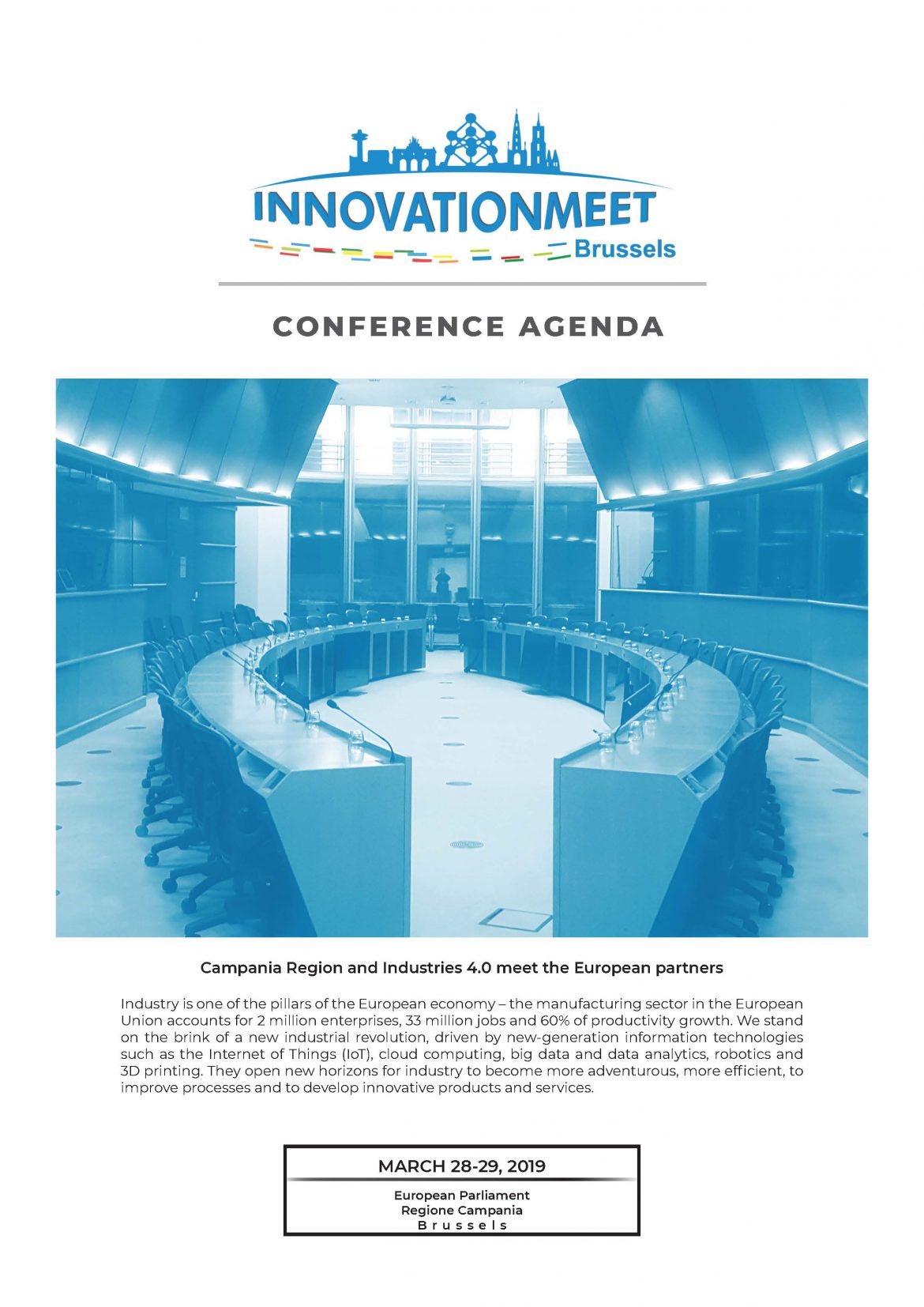 Conferenza “Innovationmeet Brussels”.