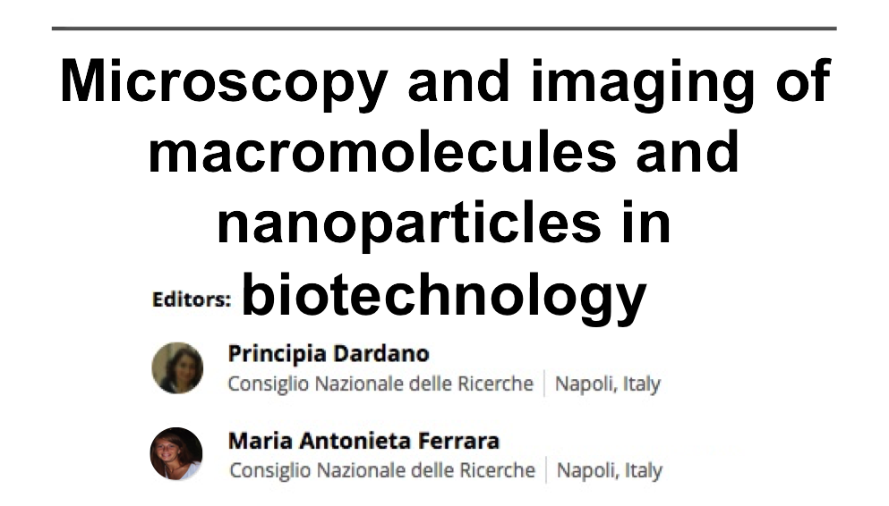 Special Issue di Frontiers in Bioengineering and Biotechnology