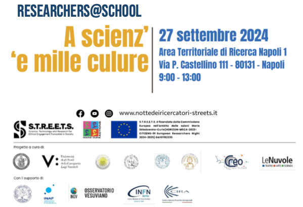 ISASI partecipa con CNR CREO al Progetto STREETS – Notte dei ricercatori