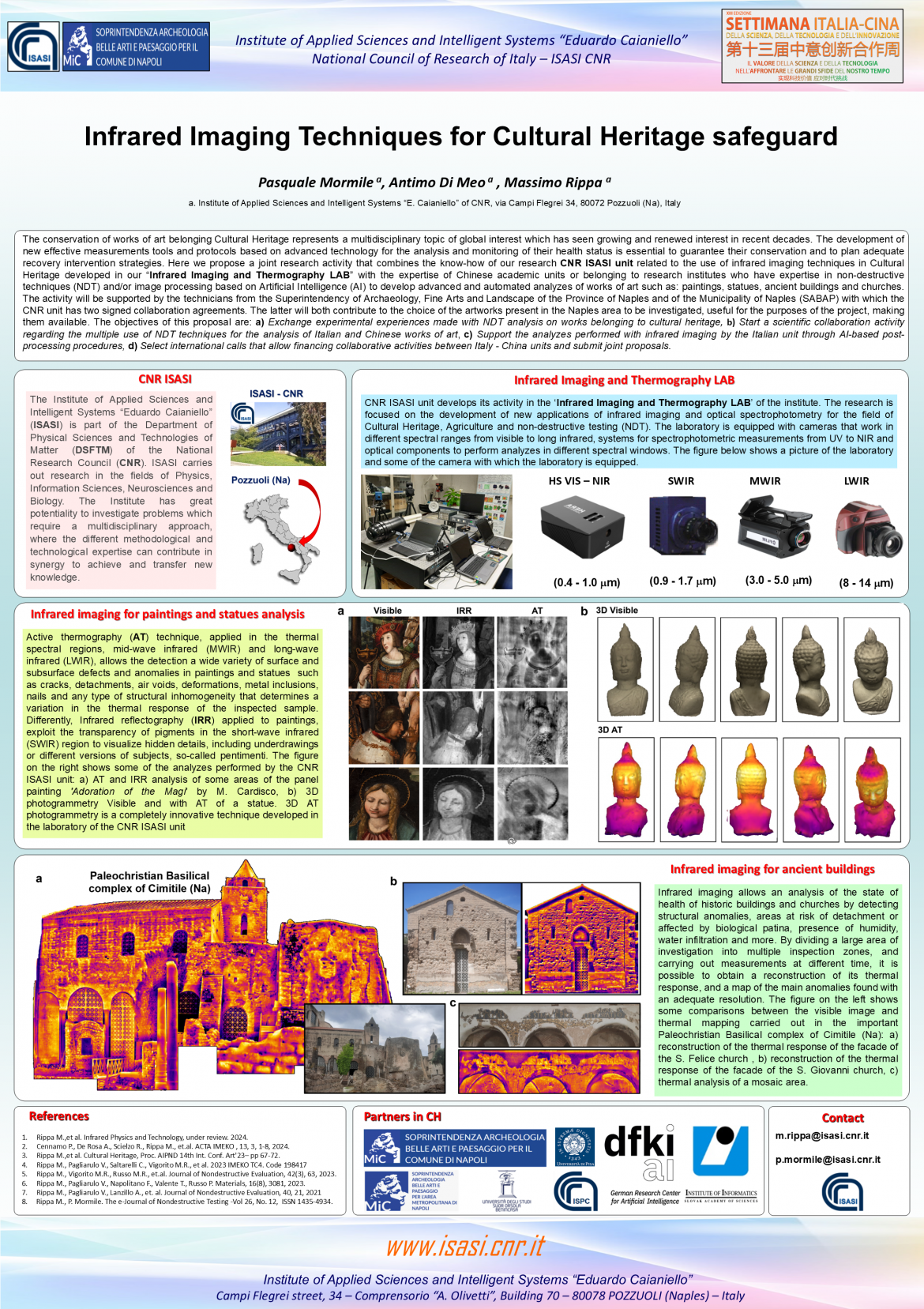 Infrared imaging at the 13th edition of the Italy-China Week